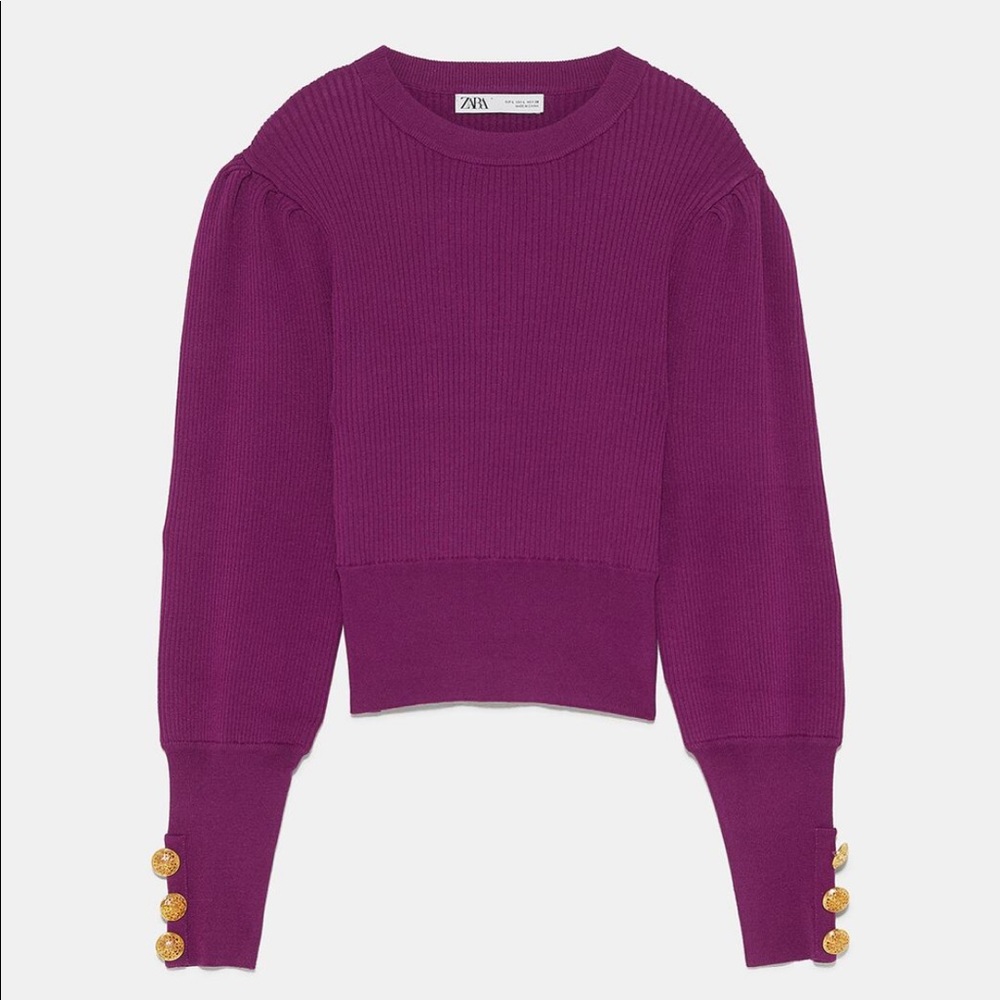 Zara Sweater with button